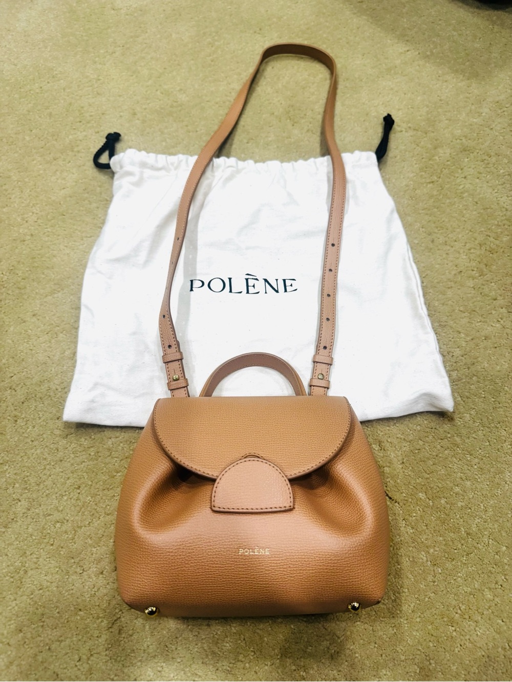 Polène Numéro Un Nano — Édition Textured Tan